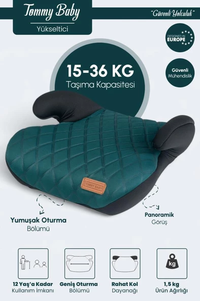 TommyBaby Yükseltici 15-36 KG Yükseltici Oto Koltuğu - 10