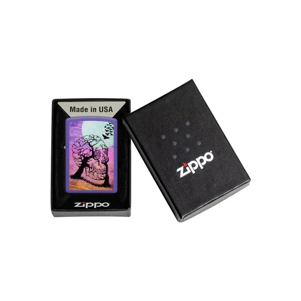 Zippo Çakmak 48638 Skull Tree Design - 5