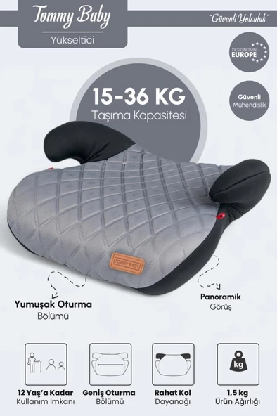 TommyBaby Yükseltici 15-36 KG Yükseltici Oto Koltuğu - 2