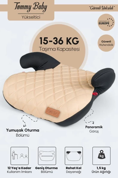 TommyBaby Yükseltici 15-36 KG Yükseltici Oto Koltuğu