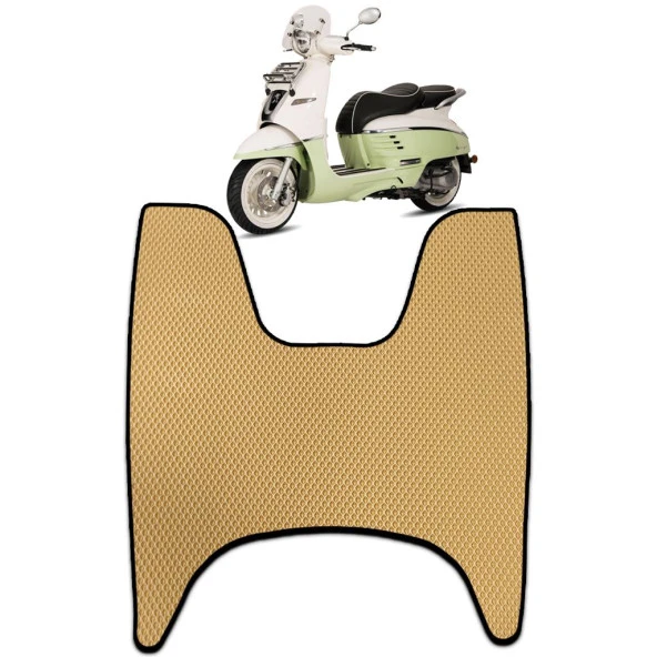 Bod Peugeot Django 125i Motor 3D Havuzlu Paspas Bej ürün görseli