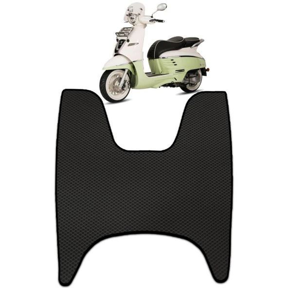 Bod Peugeot Django 125i Motor 3D Havuzlu Paspas Siyah