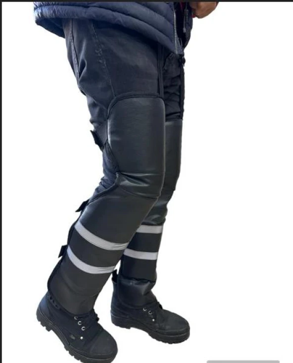 Bike Sky Diz & Bacak Koruma Deri Reflektörlü Yağmur & Rüzgar & Soğuğa Karşı bike sky ( TELEFON TUTUCU KOL ÇANTA HEDİYELİ )) - 3