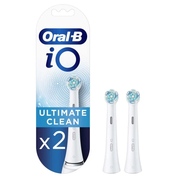 Oral-B iO Ultimate Clean Beyaz Diş Fırçası Yedek Başlığı 2'li