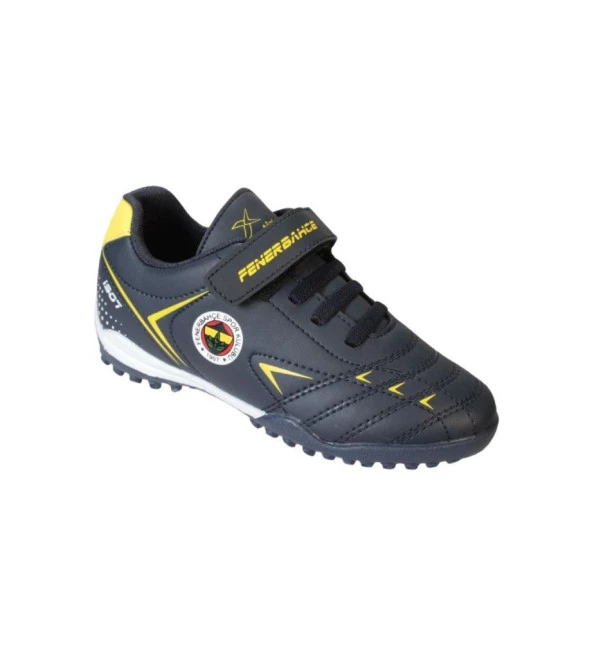 KİNETİX Erkek Çocuk Fenerbahçe Lisanslı Lacivert Cilt Çırtlı Halı Saha Ayakkabısı