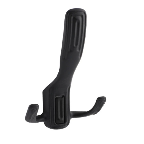 Portmanto Vestiyer Duvar Dolap Elbise Askısı Mat Siyah Mobilya Metal Kapı Askılığı Aparatı - Resim 3