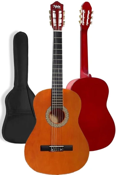 Midex CG-270M Doğal Renk Klasik Gitar 4/4 Yetişkin Boy Sap Ayarlı Full Set - Resim 2