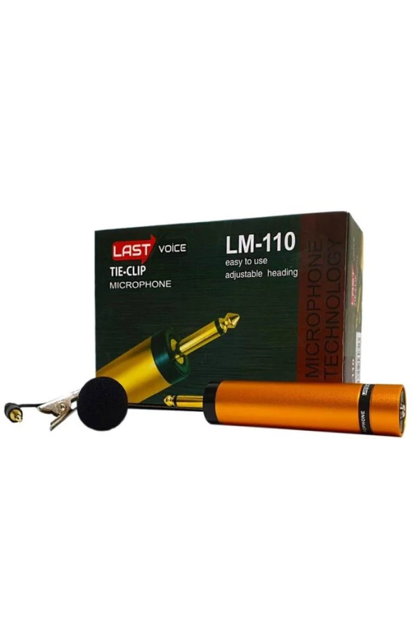 Lastvoice LM-110 Profesyonel Kablolu Cami Yaka Mikrofonu - 2