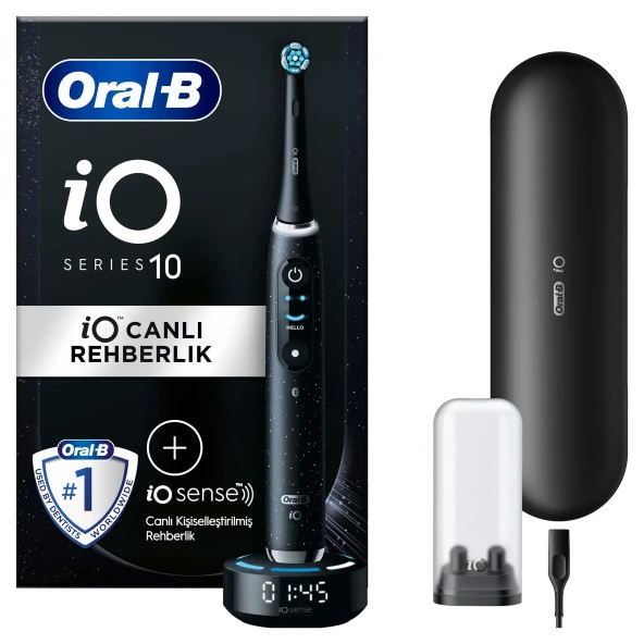 Oral-B iO 10 Şarjlı Diş Fırçası Siyah