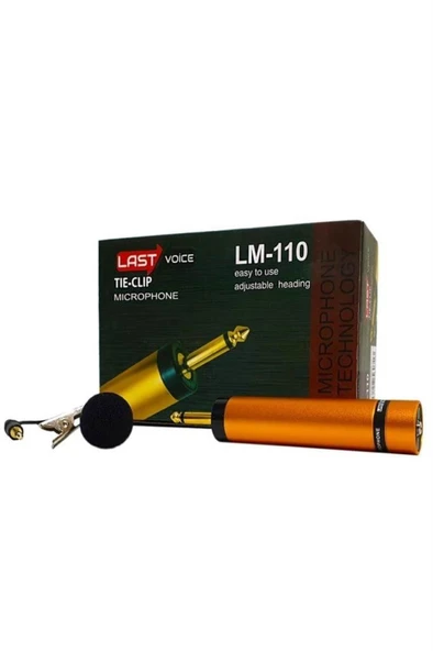 Lastvoice LM-110 Profesyonel Kablolu Cami Yaka Mikrofonu - Resim 2