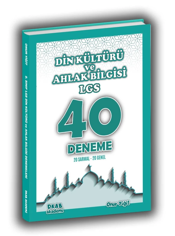 8.Sınıf LGS Din Kültürü ve Ahlak Bilgisi 40 Deneme DKAB Akademi ürün görseli