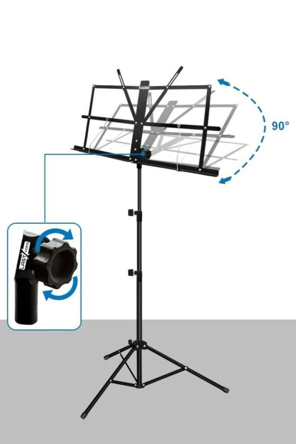 Lastvoice Nt-106 Tel Nota Sehpası Makaslı ( Taşıma Çantalı ) - 3