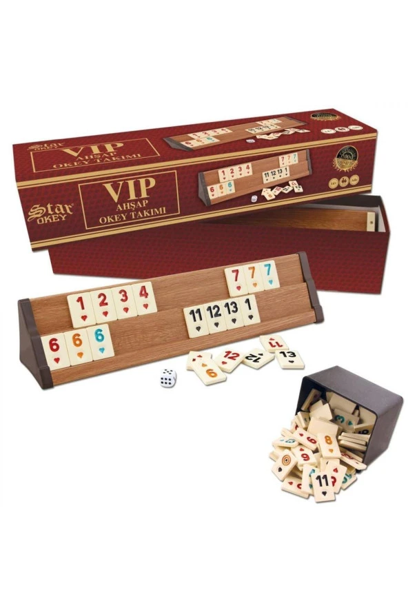 Vip Ahşap Okey Takımı - 3
