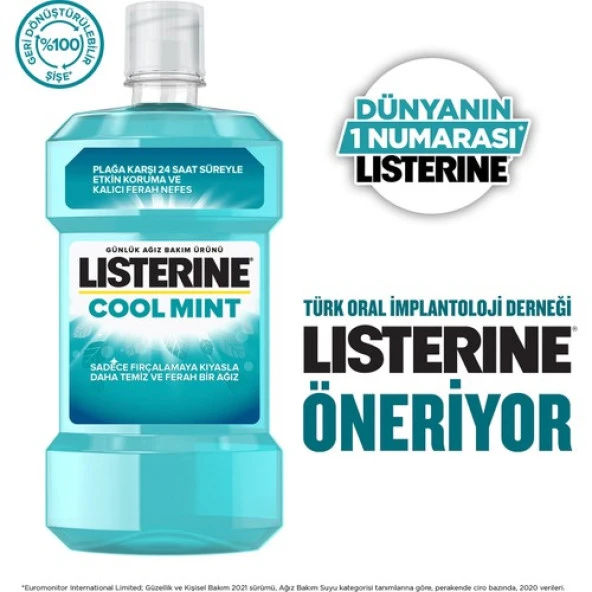 Listerine Ağız Gargarası Cool Mint Nane 95 ml - 6