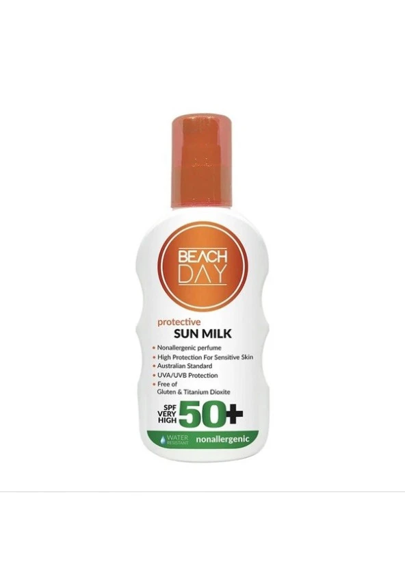 Beach Day SPF 50+ Protective Sun Milk 150 ML 8699375055764