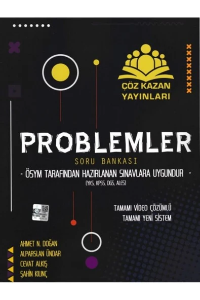 Çöz Kazan Problemler Soru Bankası Yks,kpss,dgs,ales (YENİ)