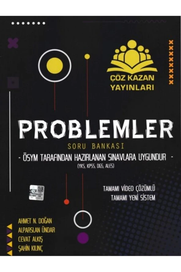 Çöz Kazan Problemler Soru Bankası Yks,kpss,dgs,ales (YENİ)