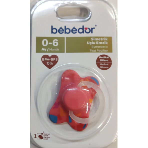 BEBEDOR  SİMETRİK UÇLU EMZİK 0-6 AY NO:1 141 - 3