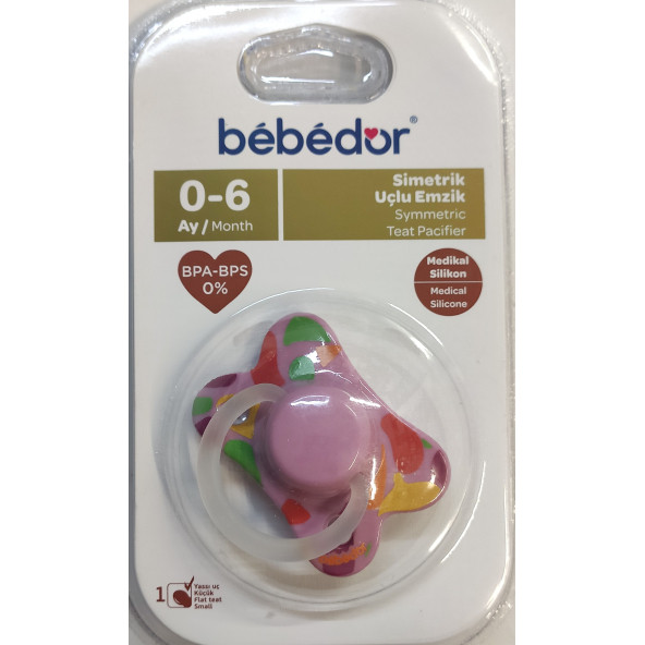 BEBEDOR  SİMETRİK UÇLU EMZİK 0-6 AY NO:1 141 - 4