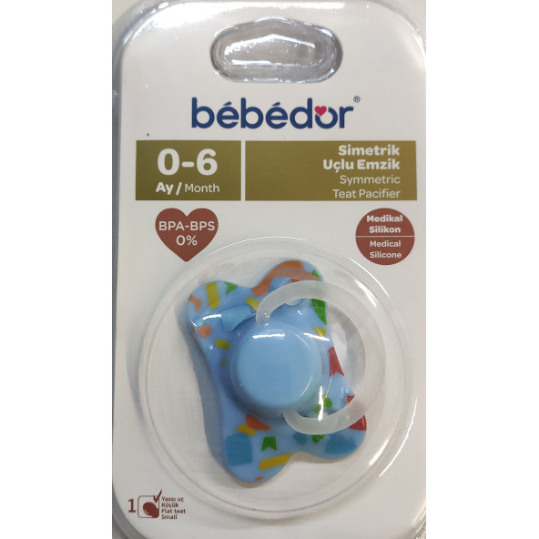 BEBEDOR  SİMETRİK UÇLU EMZİK 0-6 AY NO:1 141 - 6
