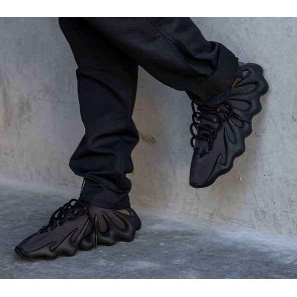 The Yeezy 450 Dark Slate Siyah Günlük Ayakkabı - 4