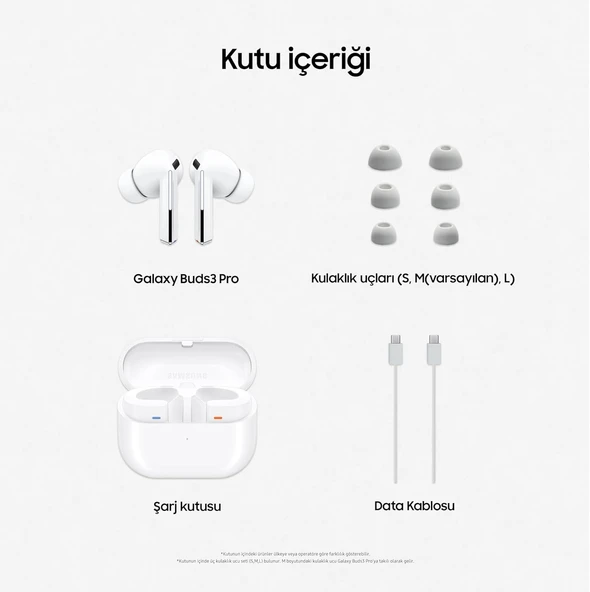 Samsung Galaxy Buds 3 Pro ANC TWS Beyaz Kulak İçi Bluetooth Kulaklık - 8