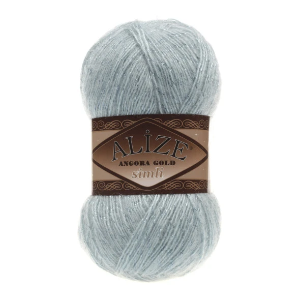 Alize Angora Gold Simli El Örgü İpi 114 Mint