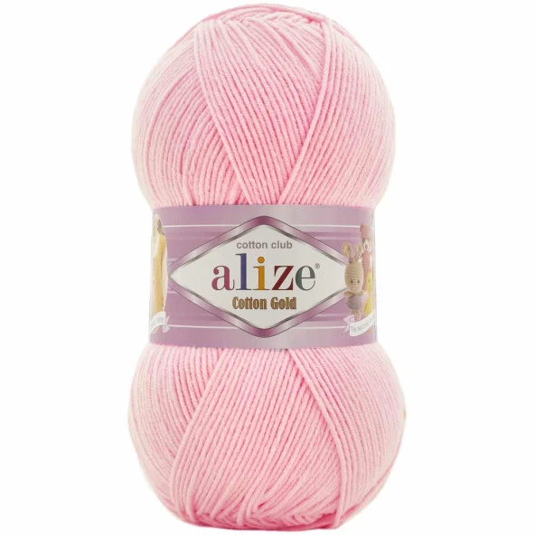 Alize Cotton Gold El Örgü İpi 518 Bebe Pembe