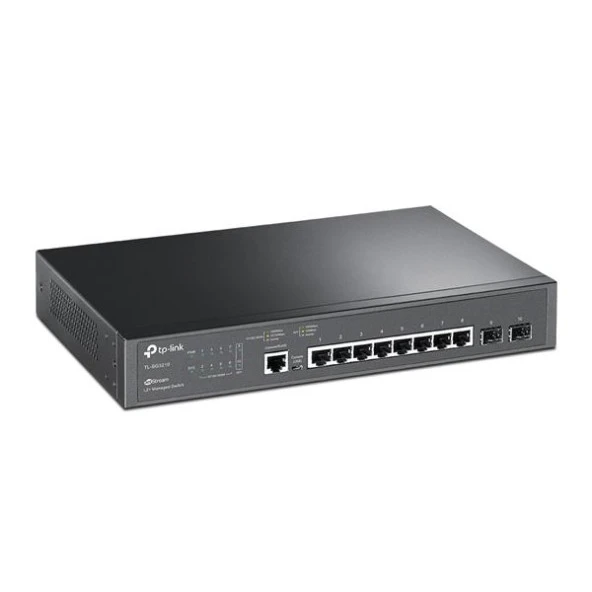 TP-LINK TL-SG3210 8 PORT 10/100/1000 2xSFP YONETILEBILIR RACK MOUNT SWITCH