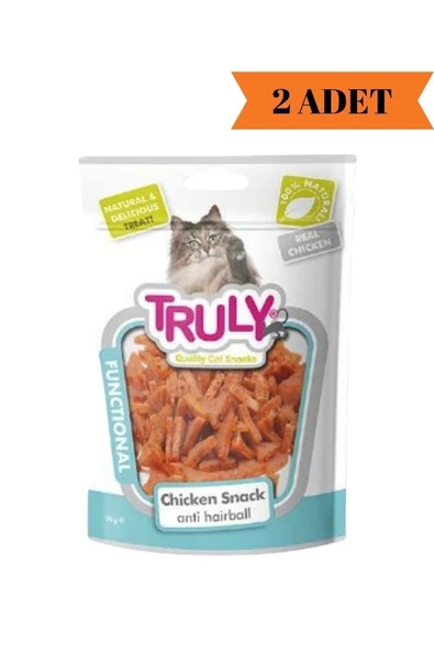 Truly Anti Hairball Tavuklu Kedi Ödülü 50 Gr x 2 Adet