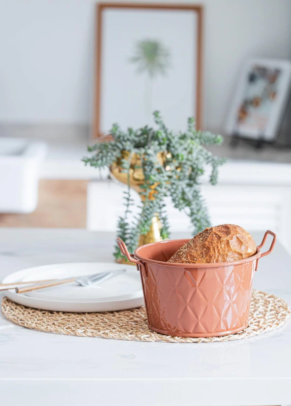 The Mia Prizma Ekmeklik Terracota 8 cm - 3