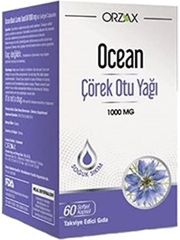 Ocean Çörek Otu Yağı 1000 Mg 60 Kapsül