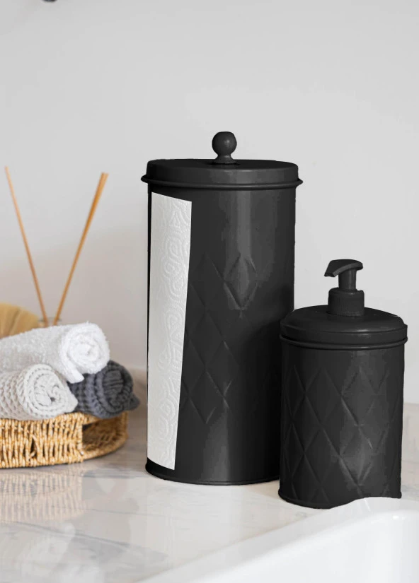 The Mia Prizma Sıvı Sabunluk Siyah 500 ml - 2