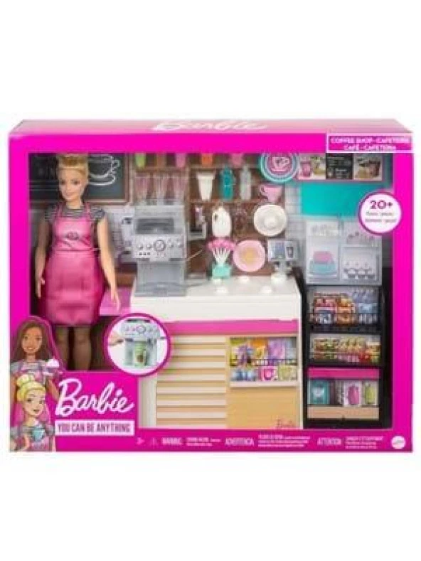 Barbie'nin Kahve Dükkanı Oyun Seti GMW03