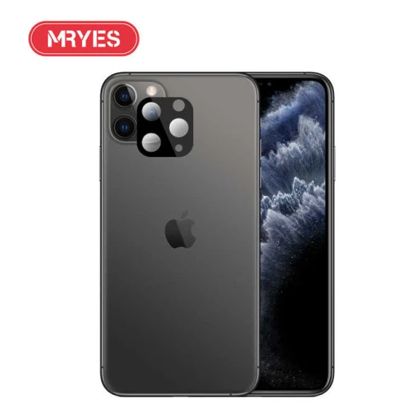 Mr.Yes Apple iPhone 11 Pro Max Kamera Lens Koruyucu Çerçeveli Koruyucu SM