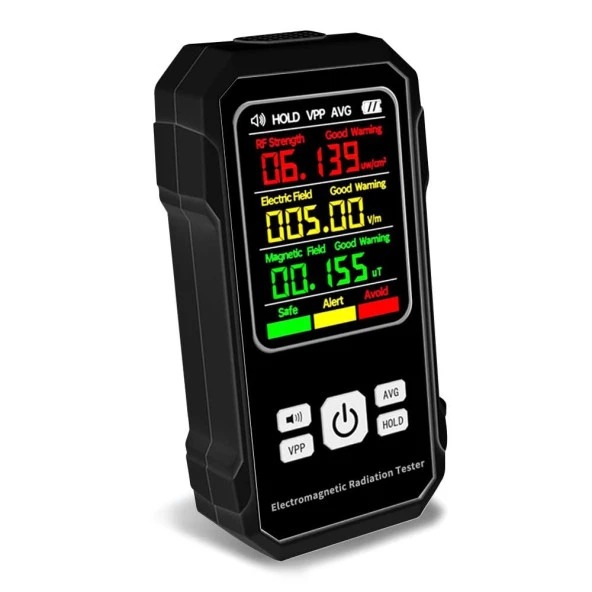 Radyasyon Test Algılama Sar Manyetik Alan  Ölçüm Cihazı Elektromanyetik Yoğunluk Ölçme Tarama Dedektörü