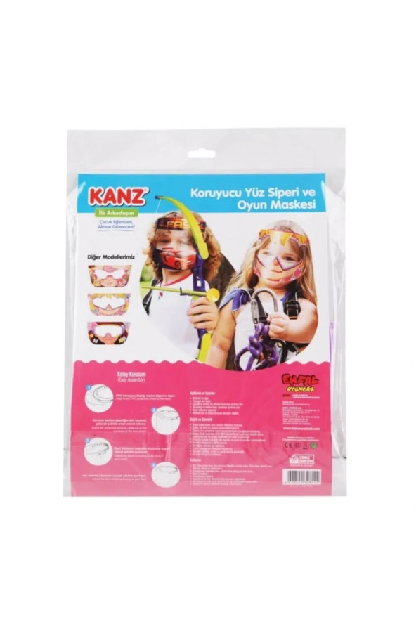 Koruyucu Yüz Siperi Ve Oyun Maskesi Kız - 5