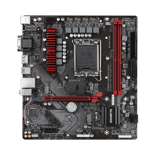 GIGABYTE B760M GAMING DDR4 Intel B760 Soket LGA1700 DDR4 5333MHz (OC) mATX Anakart - 2