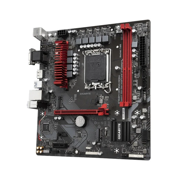 GIGABYTE B760M GAMING DDR4 Intel B760 Soket LGA1700 DDR4 5333MHz (OC) mATX Anakart - 3