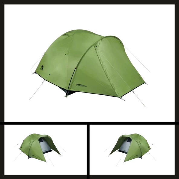 Uyguna-Yakala 135*300*220 Cm Hannah Harbor 4 Kişilik 3 Mevsim Çadır Spring Green-DIR.009 - 2