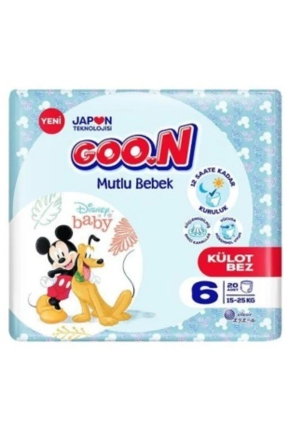 Goon Mutlu Bebek Külot Bez Jumbo 6 Beden 20