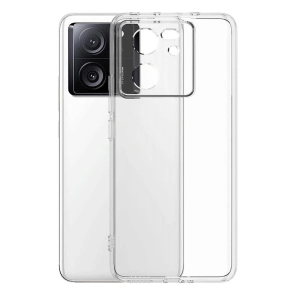 Xiaomi Mi 13T Pro Kılıf Şeffaf Silikon Hibrit Case Kapak