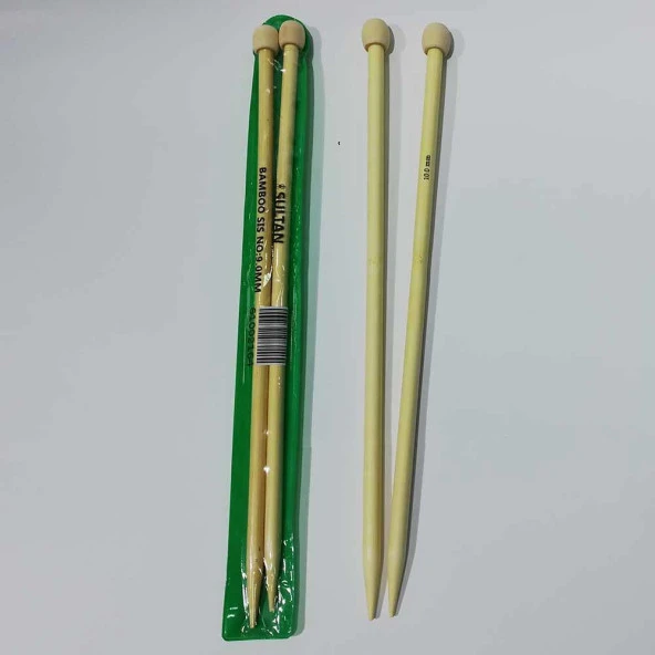 Sultan Bamboo Örgü Şişi 35 Cm - 2
