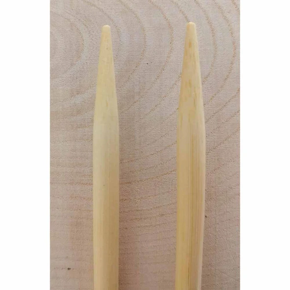 Sultan Bamboo Örgü Şişi 35 Cm - 5