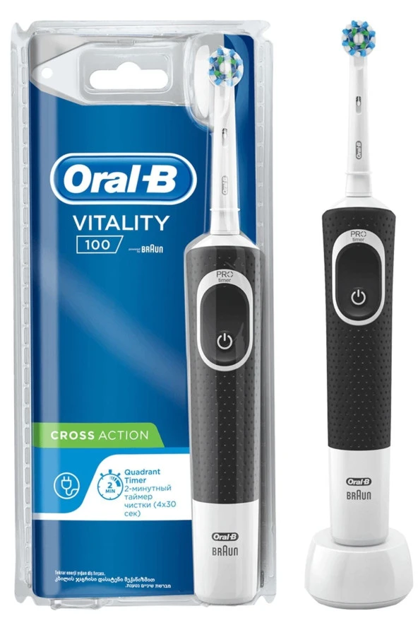 Oral-B D100 Şarj Edilebilir Diş Fırçası Cross Acti