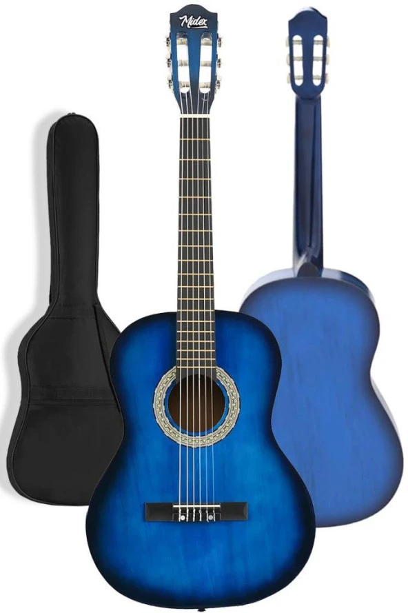 Midex CG-270BL Klasik Gitar 4/4 Yetişkin Boy Sap Ayarlı Full Set - 2
