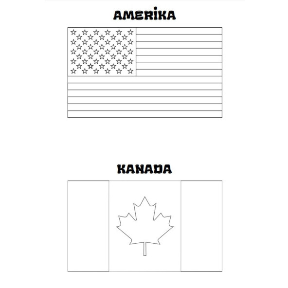 Dünya Bayrakları Boyama Kitap Seti (2 Kitap) - 5