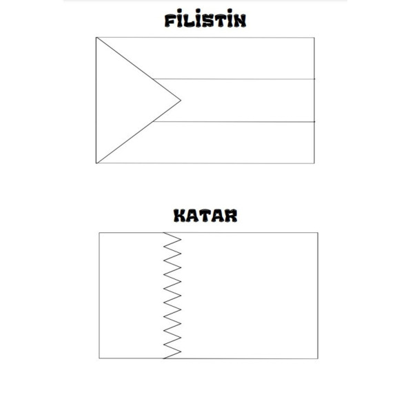 Dünya Bayrakları Boyama Kitap Seti (2 Kitap) - 6