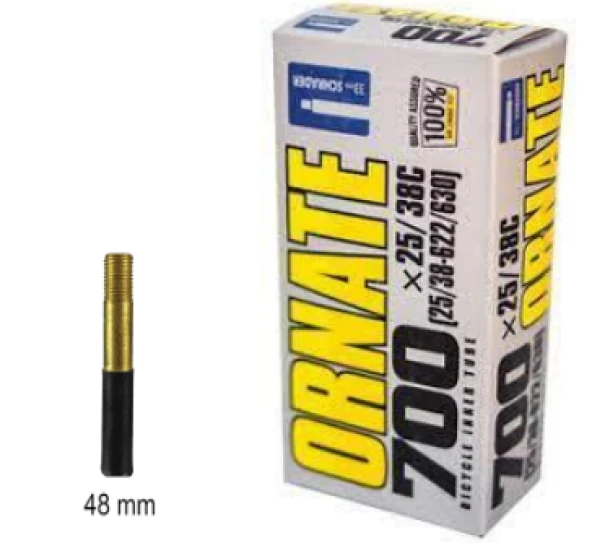 ORNATE 700x25/38 İÇ LASTİK A/V KUTULU  48mm