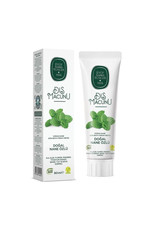 Eyup Sabrı Tuncer Doğal Nane Özlü Diş Macunu 90 Ml